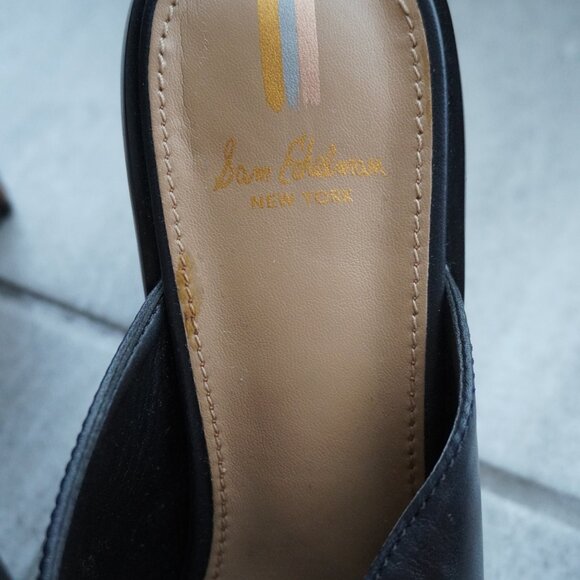 Black Square-Toe Mules – Size 6 - Picture 9 of 13